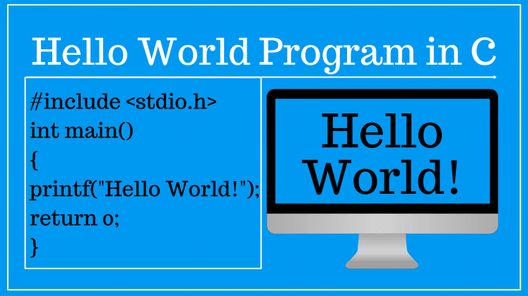 [Source Code] Hello World Program In C- First Program In C