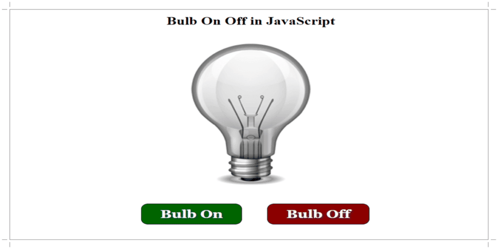 Bulb Off Initially Stage