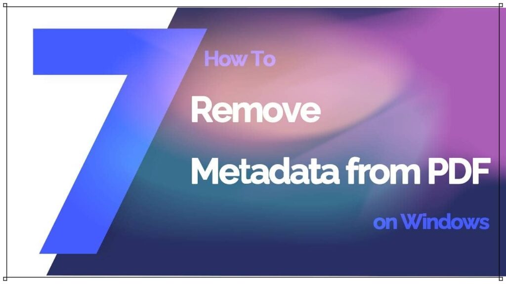 How to Edit PDF Metadata