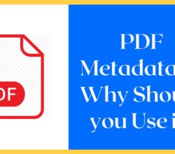 PDF Metadata & Why Should you Use it