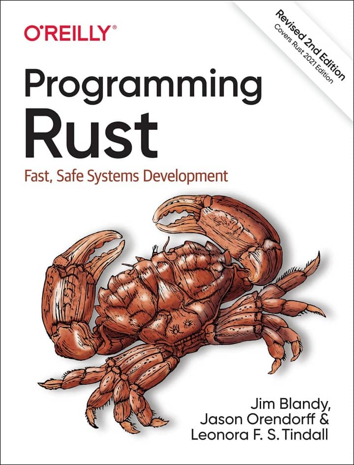 Programming Rust Fast, Safe Systems Development Book Cover