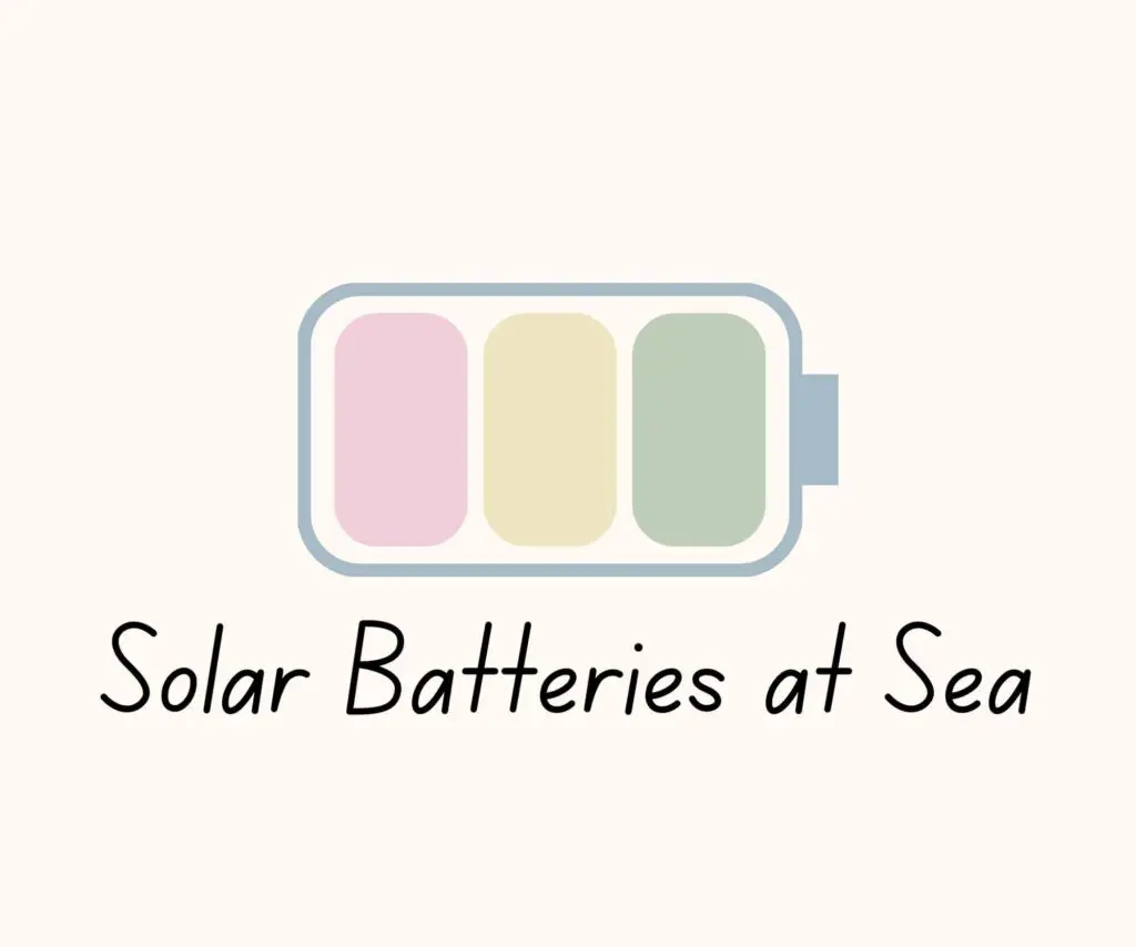 Solar Batteries at Sea